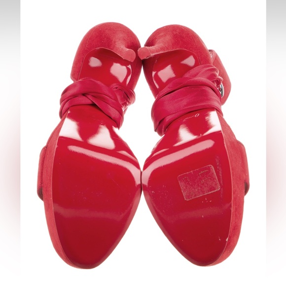 Christian Louboutin Suede Sandals - Picture 5 of 5